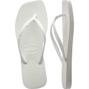 Chinelo Havaianas Feminino Slim Square 33/4 Branco-108216-37862