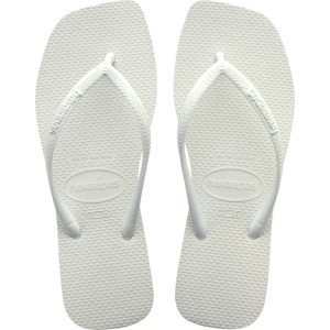 Chinelo Havaianas Feminino Slim Square 35/6 Branco-103207-66498