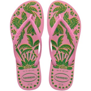 Chinelo Havaianas Feminino Slim Tucano 35/6 Pink-108049-84228