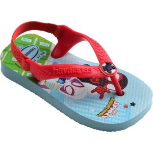 Chinelo Havaianas Infantil Baby Marvel 21 Azul/vermelho-093214-97278