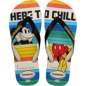 Chinelo Havaianas Licenciado Disney Stylish 37/8 Bege Palha-095734-21831