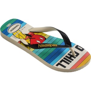 Chinelo Havaianas Licenciado Disney Stylish 37/8 Bege Palha-095734-22326