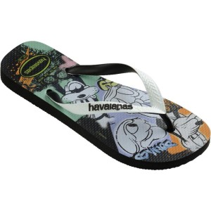 Chinelo Havaianas Licenciado Disney Stylish 41/2 Preto/bco-108077-35344