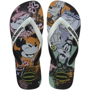 Chinelo Havaianas Licenciado Disney Stylish 41/2 Preto/bco-108077-67118