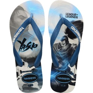 Chinelo Havaianas Licenciado League Of Legends 37/8 Bco/azu-095762-25827