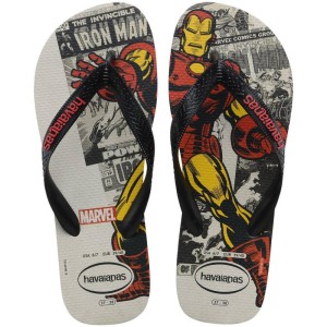 Chinelo Havaianas Licenciado Marvel Classics 37/8 Cinza-090979-39870