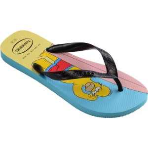 Chinelo Havaianas Licenciado Simpsons 37/8 Azul/preto-095723-50645