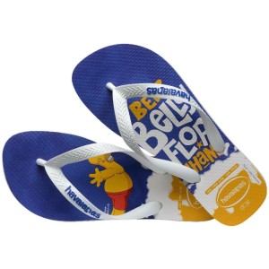 Chinelo Havaianas Licenciado Simpsons 41/2 Branco/azul-108057-13184