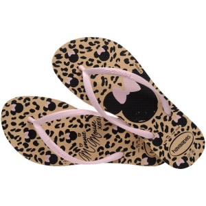 Chinelo Havaianas Licenciado Slim Disney 37/8 Dourado-108064-45779