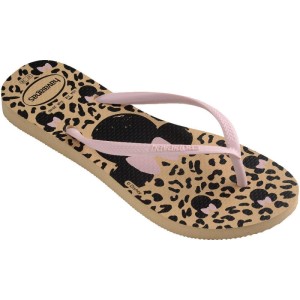 Chinelo Havaianas Licenciado Slim Disney 37/8 Dourado-108064-51920