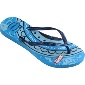 Chinelo Havaianas Licenciado Slim Marvel 39/0 Turquesa-099699-61992