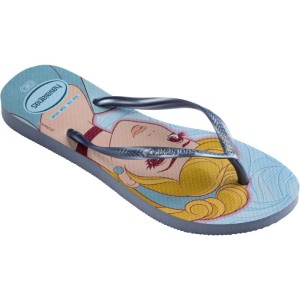 Chinelo Havaianas Licenciado Slim Princesas 39/0 Vento-099709-44273