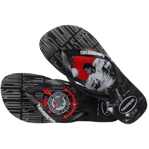 Chinelo Havaianas Licenciado Top Corinthians 37/8 Preto-093263-54174