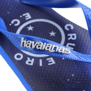 Chinelo Havaianas Licenciado Top Cruzeiro 35/6 Azul Estrela-101146-20169