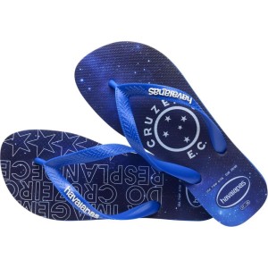 Chinelo Havaianas Licenciado Top Cruzeiro 35/6 Azul Estrela-101146-32823