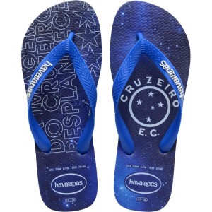 Chinelo Havaianas Licenciado Top Cruzeiro 35/6 Azul Estrela-101146-39543