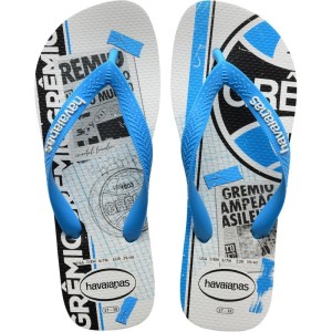 Chinelo Havaianas Licenciado Top Gremio 43/4 Branco-101155-22975