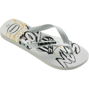 Chinelo Havaianas Licenciado Top Santos 35/6 Branco-101136-27142