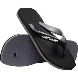 Chinelo Havaianas Masculino Dual 43/4 Preto/cinza Aco-095807-70705