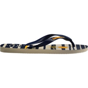 Chinelo Havaianas Masculino Top Nautical 45/6 Bege/marinho-095791-38995