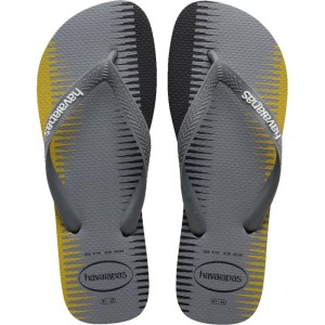 Chinelo Havaianas Masculino Trend 37/8 Preto/cinza Aco-108014-29015