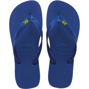 Chinelo Havaianas Unissex Brasil 37/8 Azul Naval-046836-41891