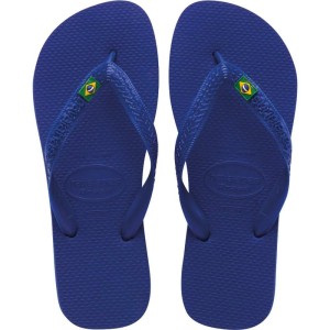 Chinelo Havaianas Unissex Brasil 37/8 Azul Naval-046836-73807