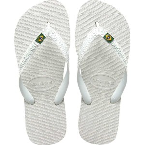 Chinelo Havaianas Unissex Brasil 37/8 Branco-046827-69400