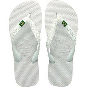 Chinelo Havaianas Unissex Brasil 37/8 Branco-046827-98556