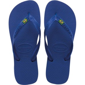 Chinelo Havaianas Unissex Brasil 39/0 Azul Naval-046837-12945