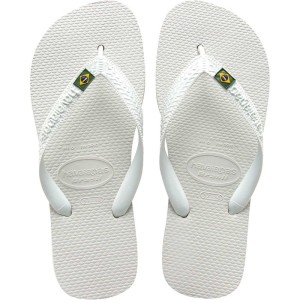 Chinelo Havaianas Unissex Brasil 39/0 Branco-046828-42019