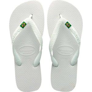 Chinelo Havaianas Unissex Brasil 43/4 Branco-046831-59519