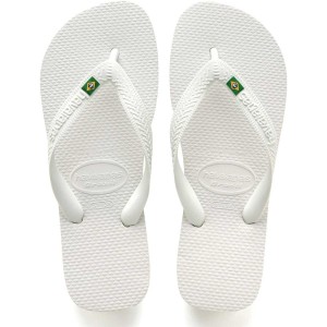 Chinelo Havaianas Unissex Brasil 45/6 Branco-065776-41726