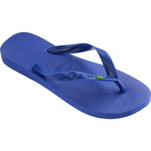 Chinelo Havaianas Unissex Brasil Light 37/8 Azul Naval-092429-66346