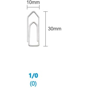 Clipe Galvanizado Aco 1/0 Linha Leve C/770 Unid.-082283-82200