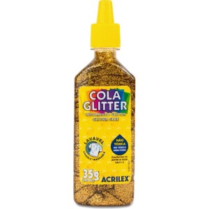 Cola Com Glitter Tubo 35g. Ouro-002882-24745