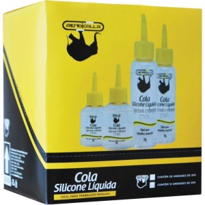 Cola Para Artesanato Silicone Liquido 30grs.-059907-39378