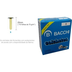 Colchete Latonados N.05 Cx.c/ 72unid.-002150-59654