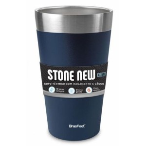 Copo Termico New Stone Azul 473ml. S/tampa-102313-93654