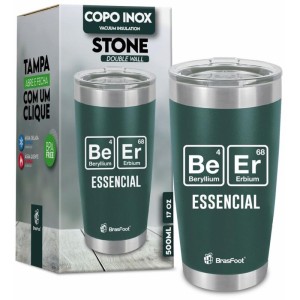 Copo Termico Stone Verde Esc. Beer 500ml C/-024243-95981