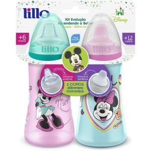 Copo Treinamento Minnie Pack C/2 300ml 6m+-092536-42324