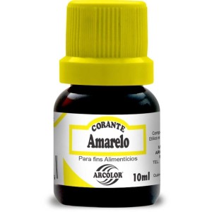 Corante Liquido Amarelo 10ml.-076269-24087