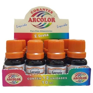 Corante Liquido Laranja 10ml.-076271-19908