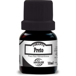 Corante Liquido Preto 10ml.-076273-16474