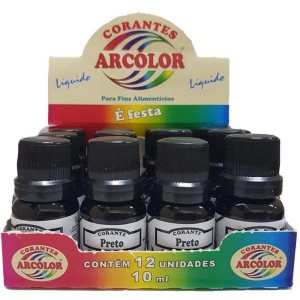 Corante Liquido Preto 10ml.-076273-51015