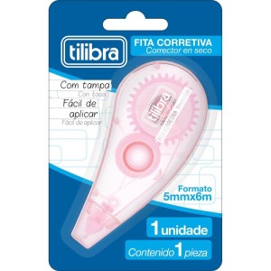 Corretivo Em Fita Tilibra Rosa 6mx5mm-091313-17947