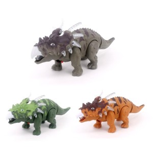 Dinossauro Triceratops C/som/luz A Pilha-029764-30736