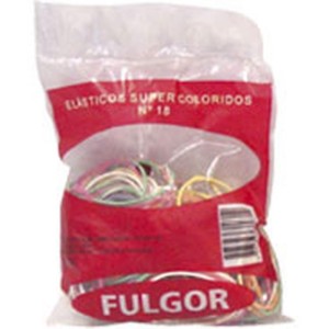 Elastico Colorido Latex N.18 Pct/ 100grs.