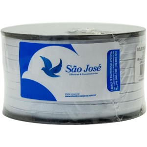 Elastico Costura Algodao Chato 6mmx100m Branco-089807-71964