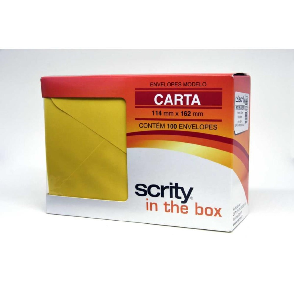 Envelope Carta Colorido 114x162 Amarelo Rio De Jan.80g-076074-46002